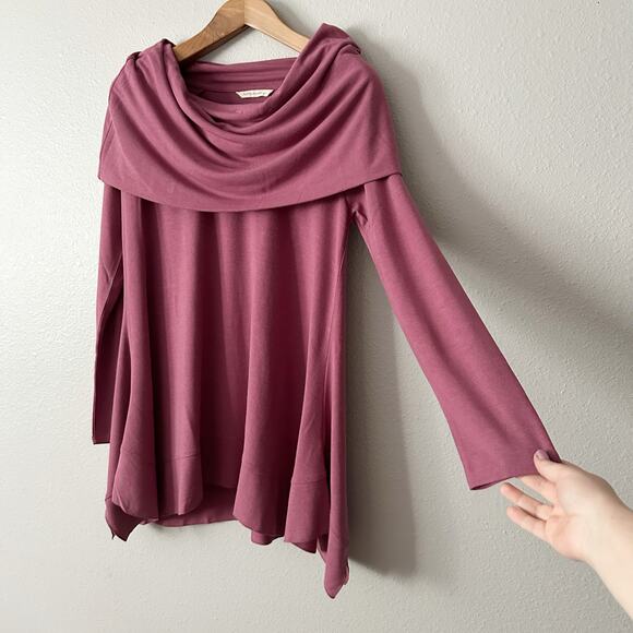 Soft Surroundings B’call Knit Oversized Cowl Neck Tunic Sweater Women's Size 1X - Picture 3 of 7